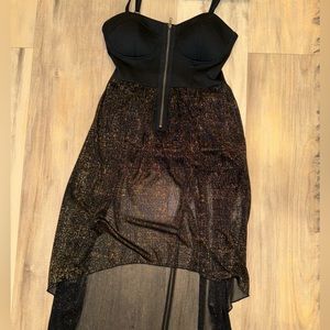 Material Girl mini dress size medium, short front long back LIKE NEW!!